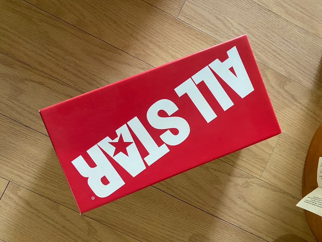 캔버스 재팬 제이옥스 올스타 로우 화이트 230사이즈 상품이미지4