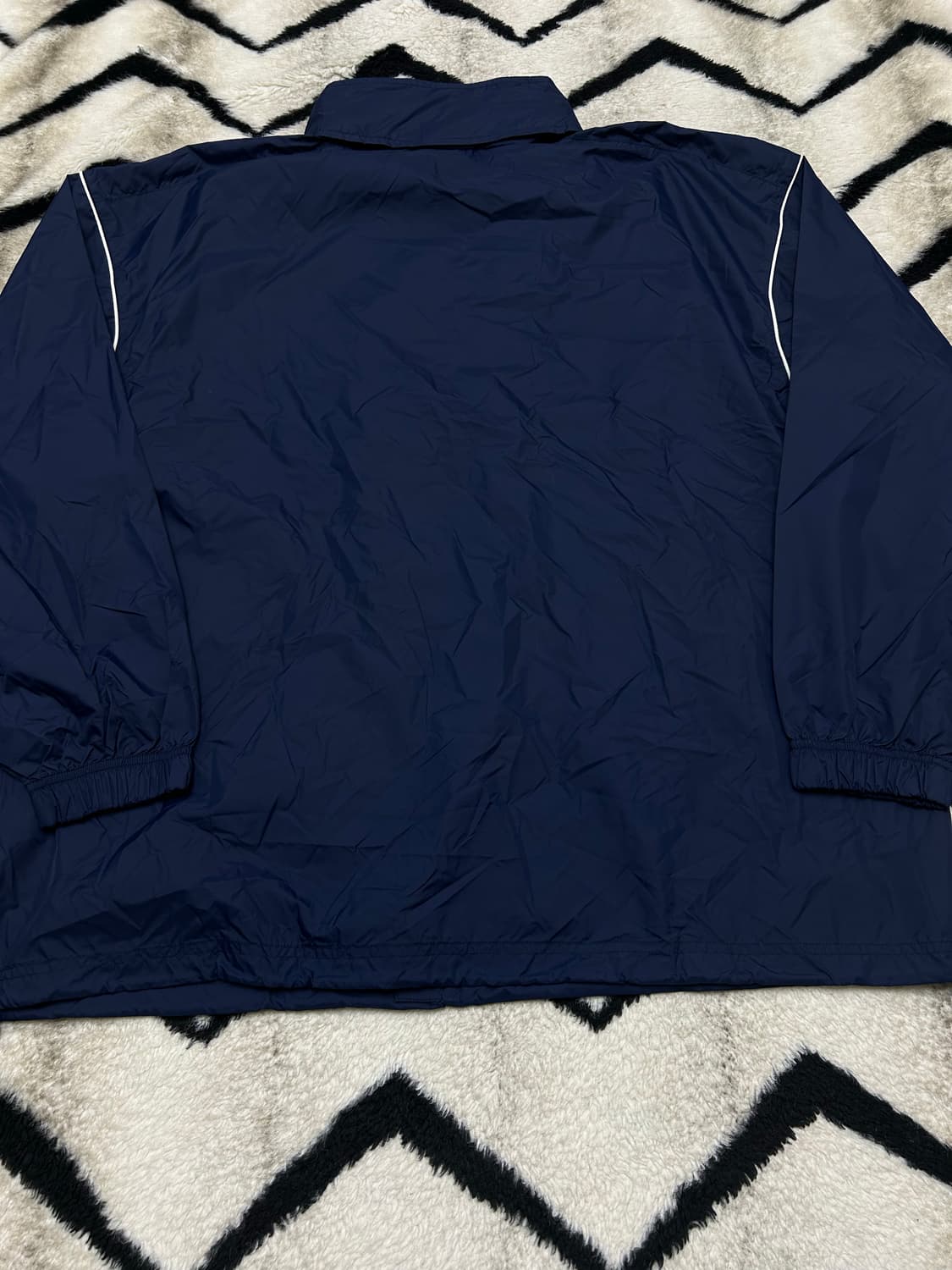 [실측2XL]리복 올드스쿨 바람막이/네이비 상품이미지4