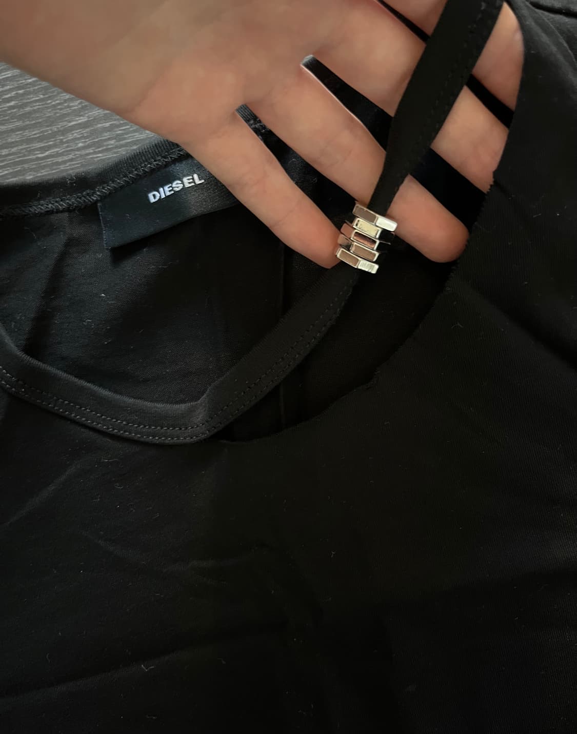 Diesel slit top black 상품이미지4