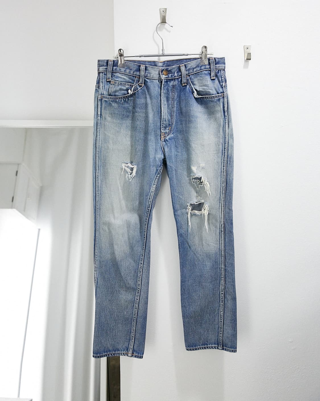 Damaged Denim Pants 상품이미지1