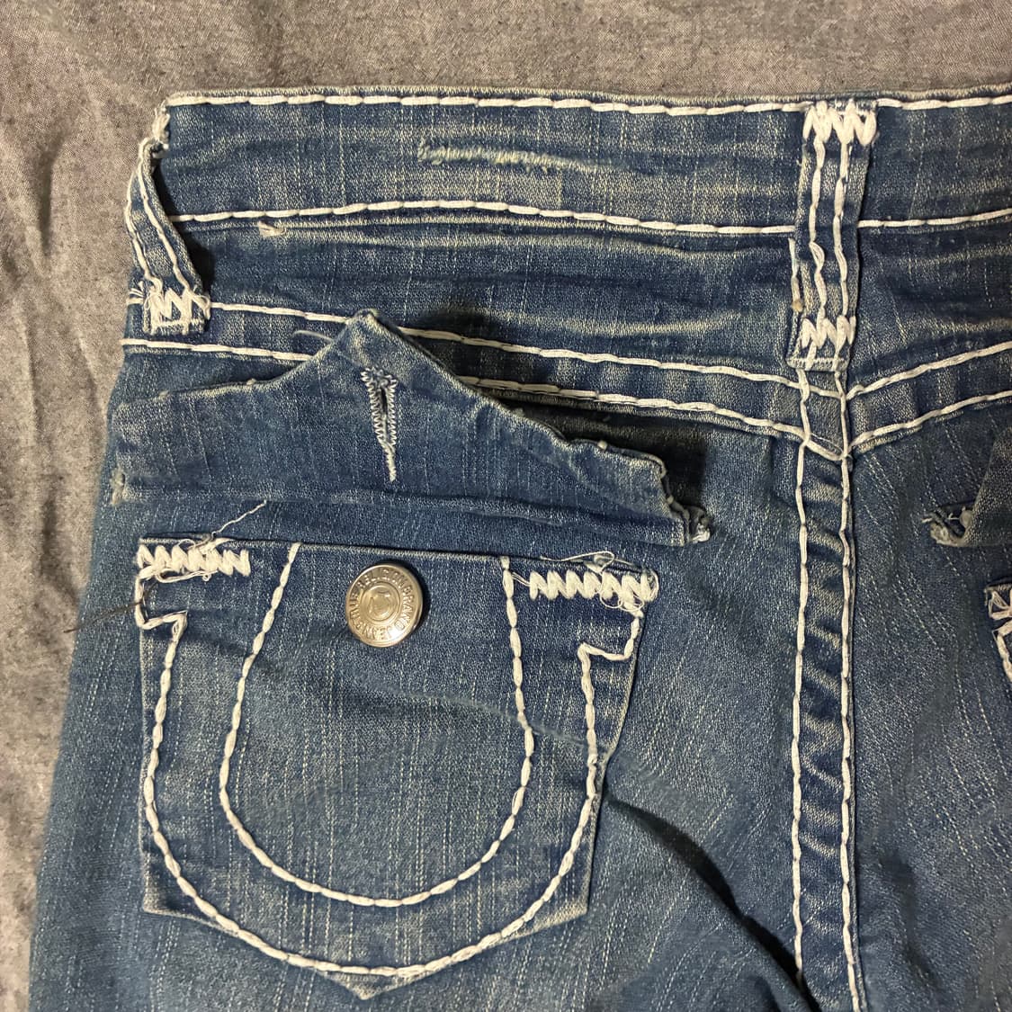 트루릴리젼 부츠컷 데님 청바지 27사이즈 상품이미지4