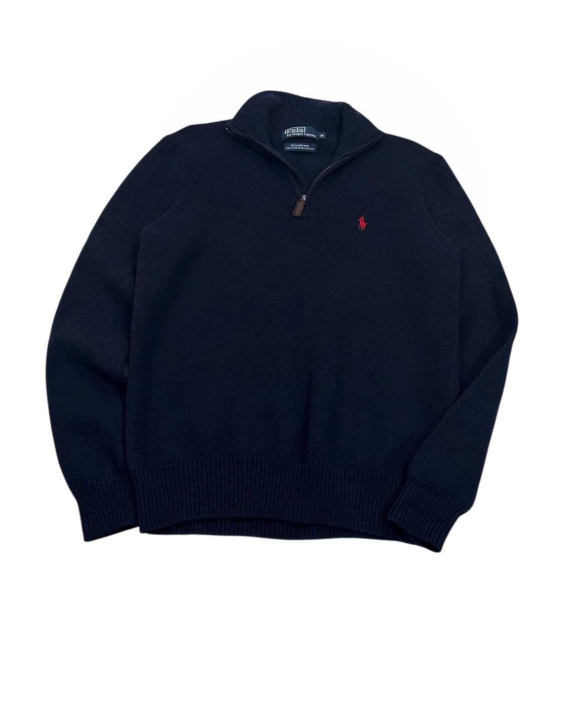 구형 폴로랄프로렌 포니로고 램스울 반집업 니트  상품이미지1