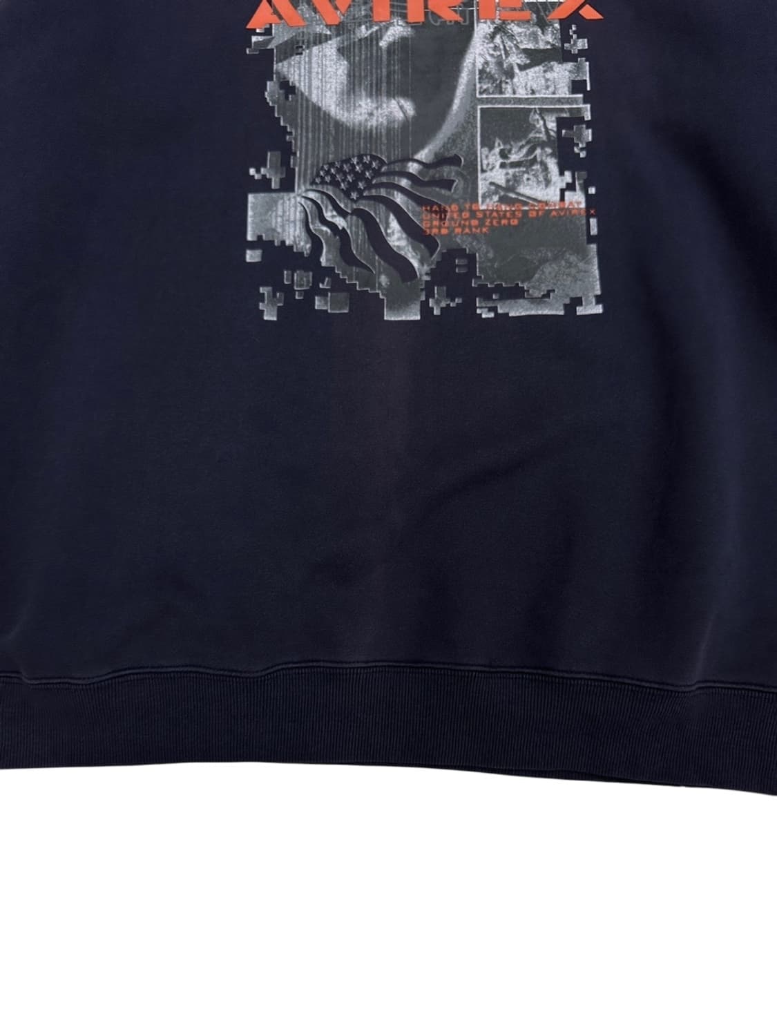 아비렉스 맨투맨 다크퍼플 (XL~2XL) 상품이미지4