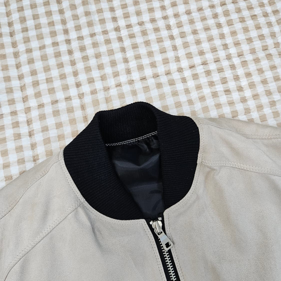 간절기 스웨이드 집업자켓 남자100 상품이미지2