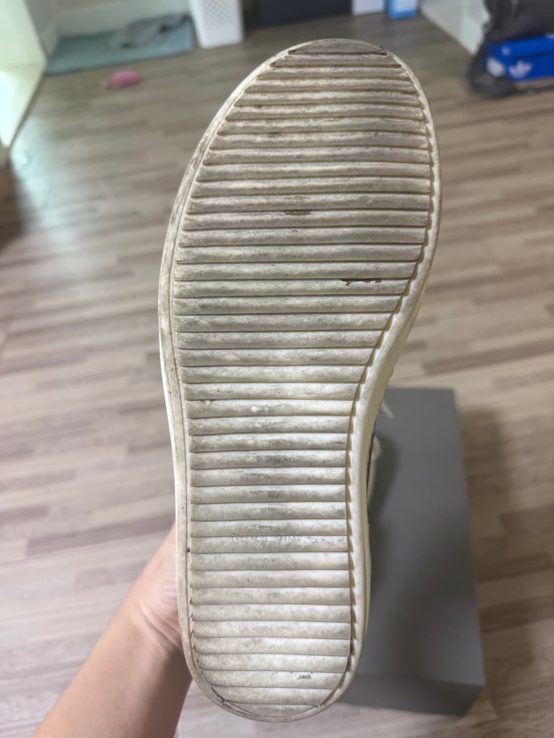 릭오웬스 포터빌 빈티지 스니커브 다크 더스트 밀크 42 상품이미지4