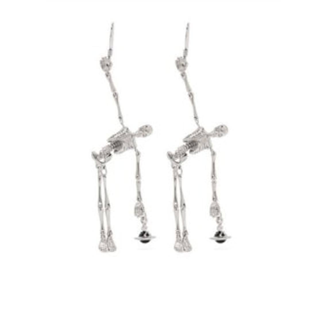 100%정품 배송비 포함! 나나 비비안웨스트우드 스케레톤 이어링 상품이미지2