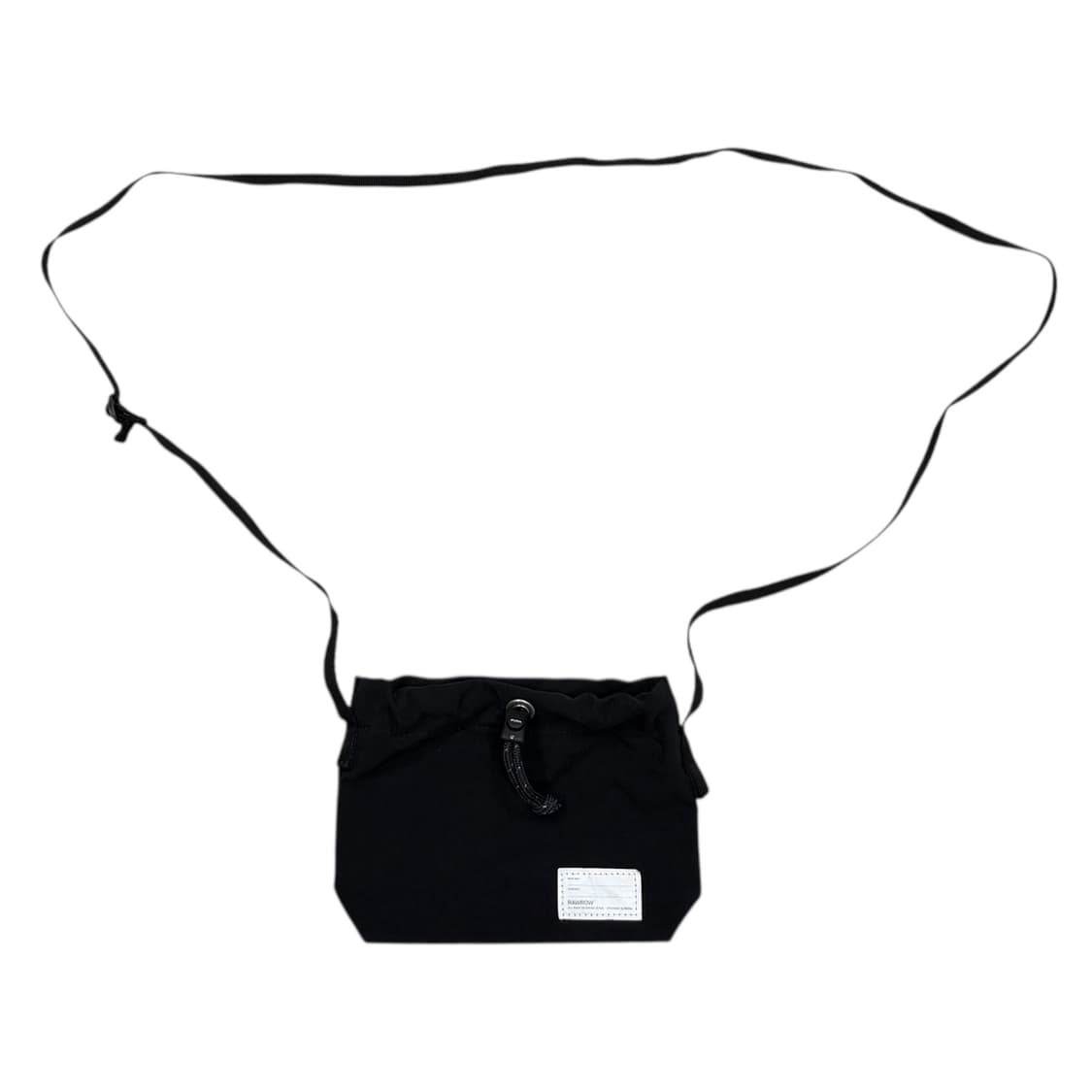 로우로우 나일론 미니 복조리 스트링 크로스백 가방 블랙 상품이미지1