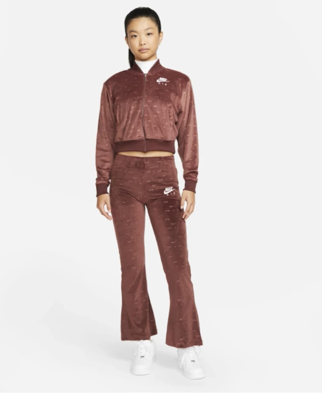 나이키 에어 벨벳 벨루어 트레이닝복 세트 (m) 상품이미지1