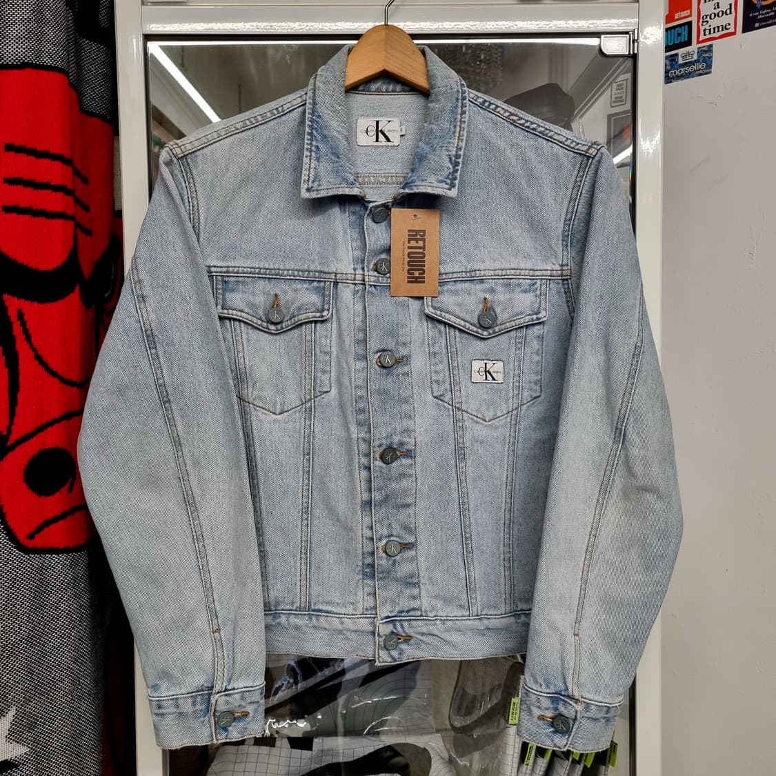 90's 캘빈클라인 데님 자켓 상품이미지1
