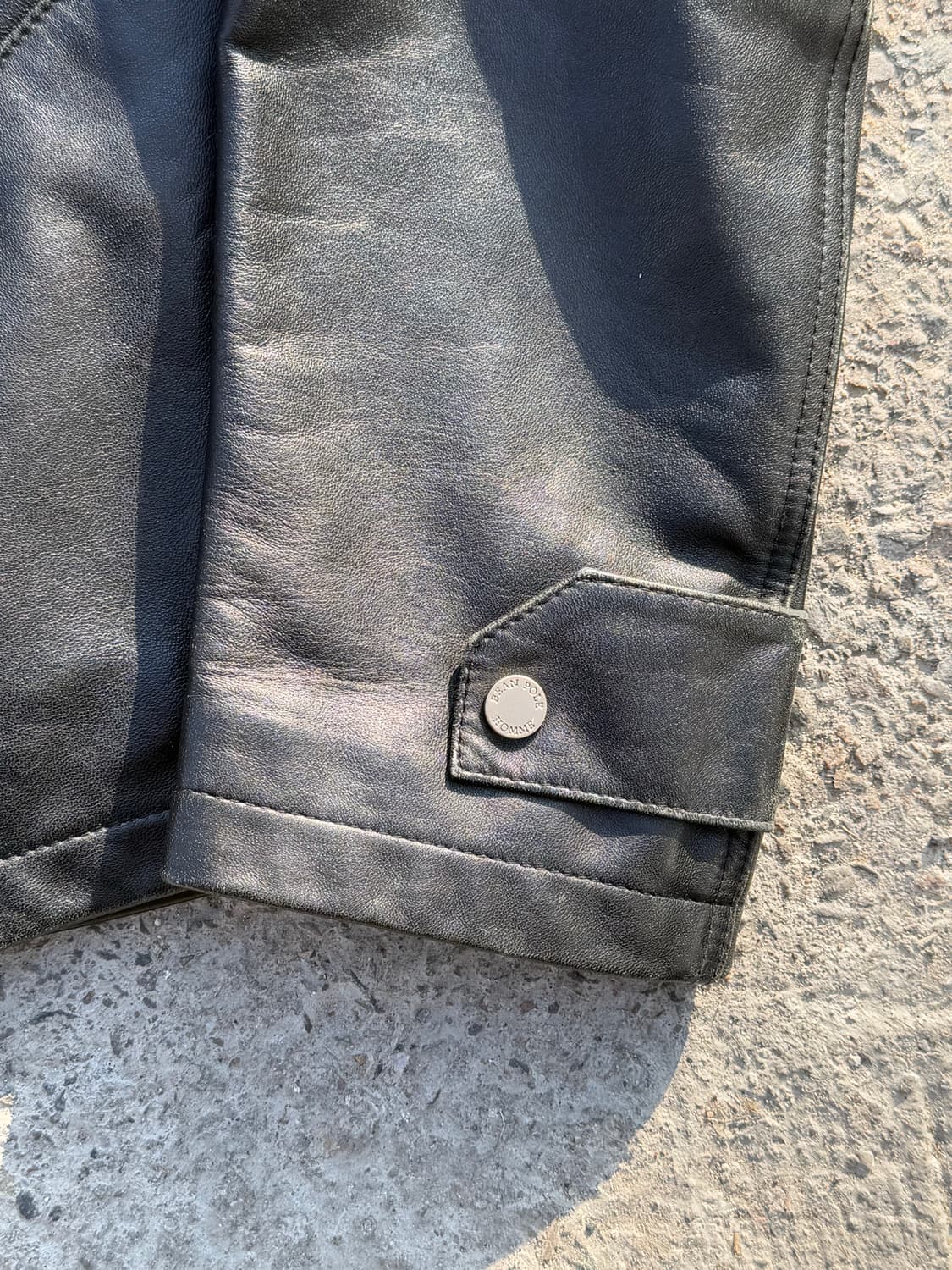 00s BPH 양가죽 싱글레더 가죽자켓 상품이미지4