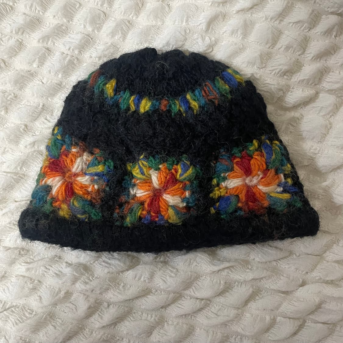 슈프림 크로셰 비니 블랙 25ss 상품이미지3