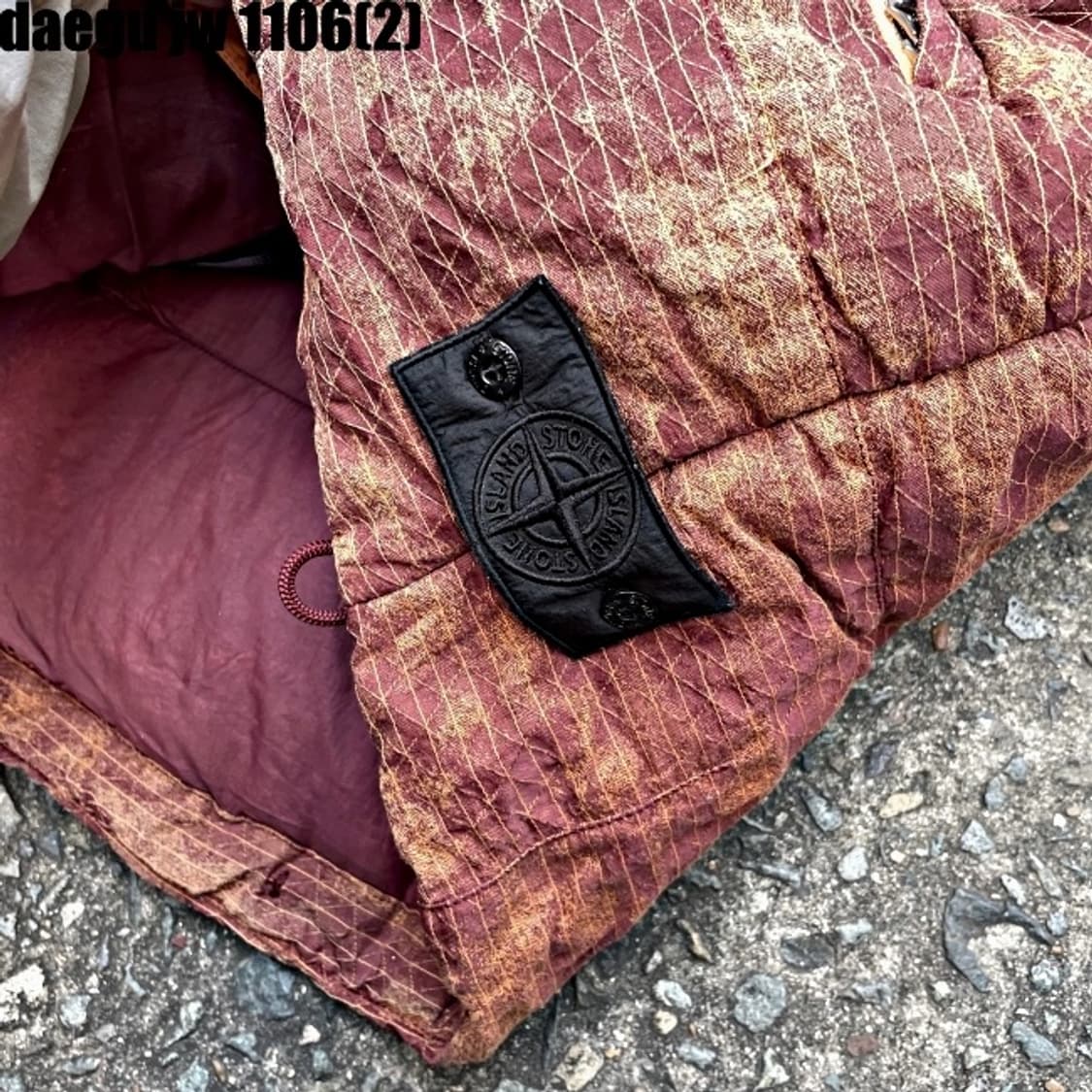 스톤아일랜드 자카드 패딩조끼 상품이미지3