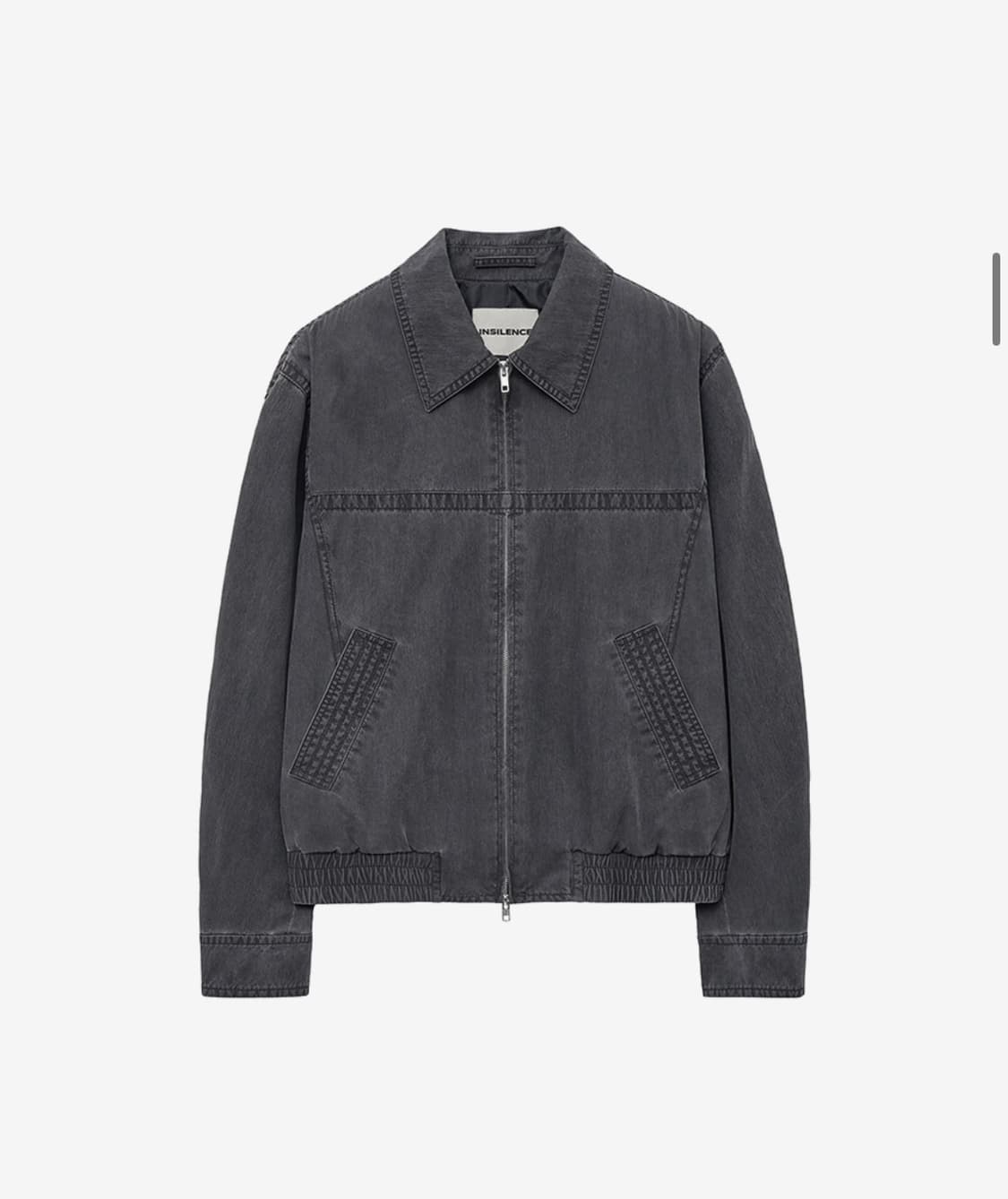 (M) 인사일런스 피그먼트 워시드 자켓 WASHED GREY 판매 상품이미지6