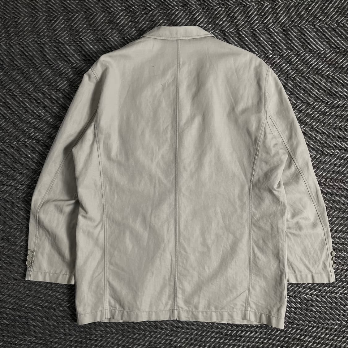 90s 입생로랑 자수로고 아카이브 치노 블레이저 자켓 y 3299 상품이미지5