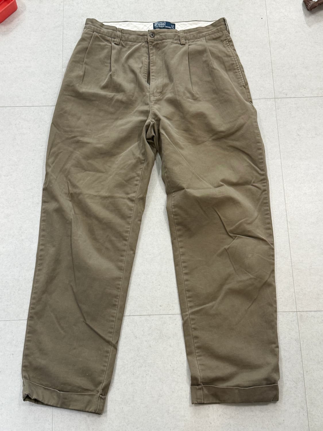 폴로 랄프로렌 투플리츠 치노 올리브 32-33 상품이미지1