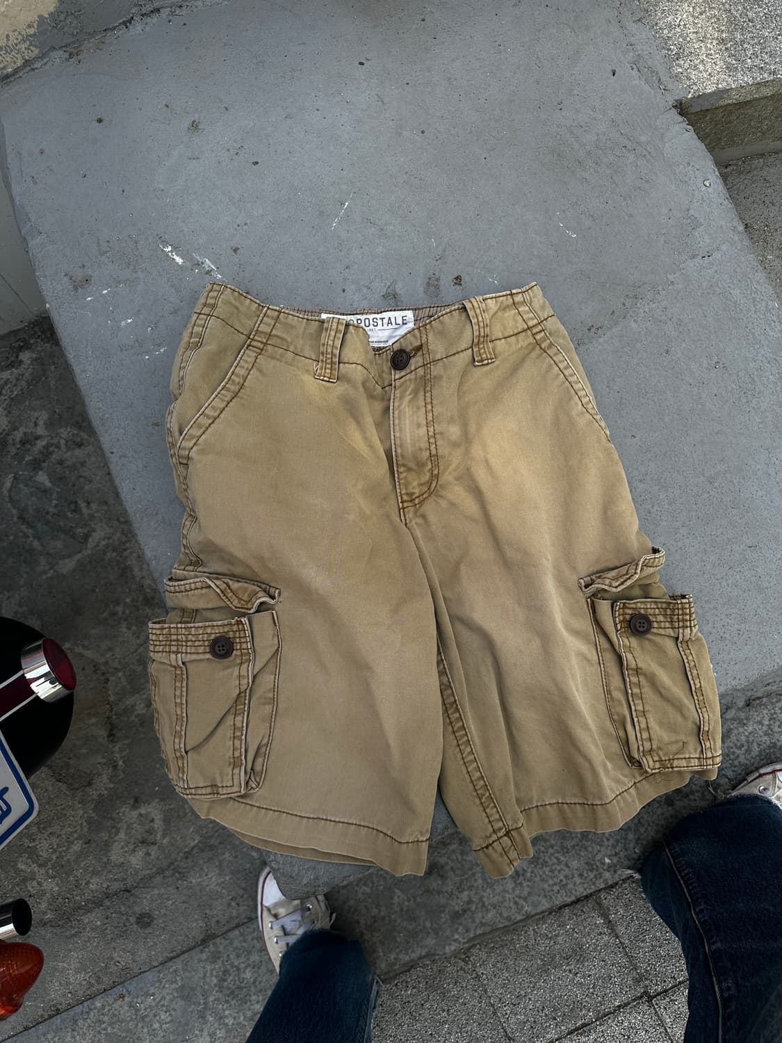 Aeropostale Beige Cargo Shorts 상품이미지1