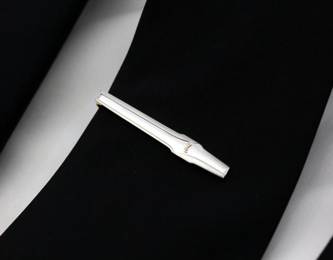 입생로랑 A+등급 5cm 남자 명품 넥타이핀 빈티지 1% 할인 상품이미지6