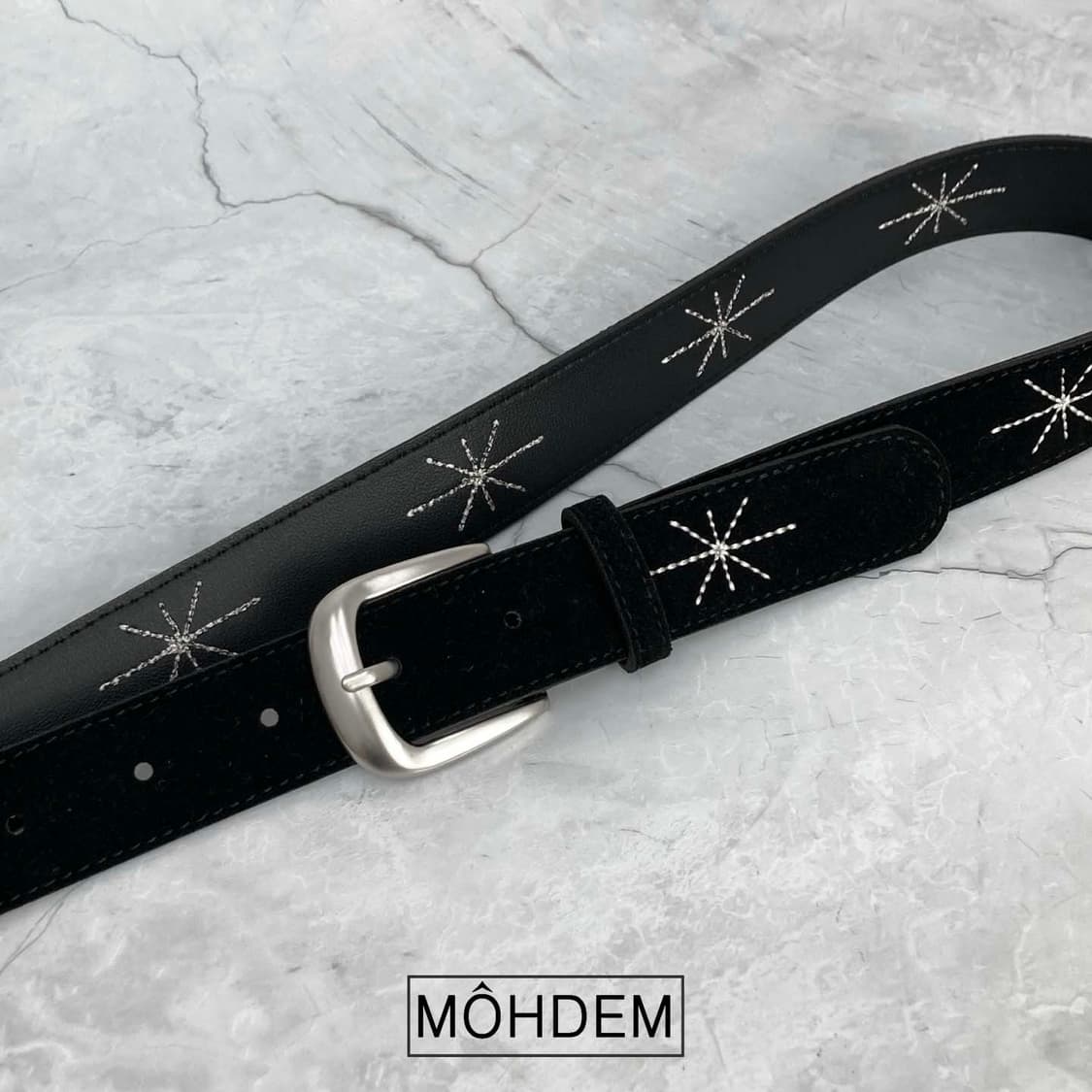 [Unisex] 샤이닝 자수 벨트 3컬러 상품이미지2