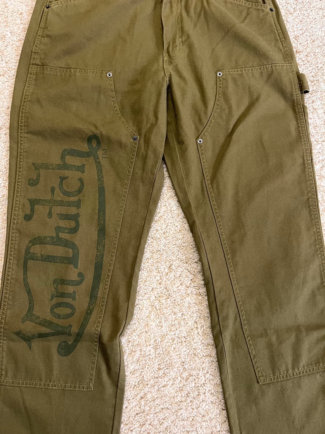 [새상품,34*32] 본더치 더블니 카펜터 팬츠 스트릿/워크웨어 대장 상품이미지3