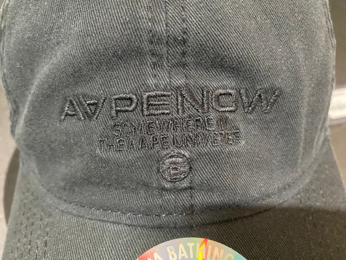 AAPE NOW cap-black-25ss  상품이미지2