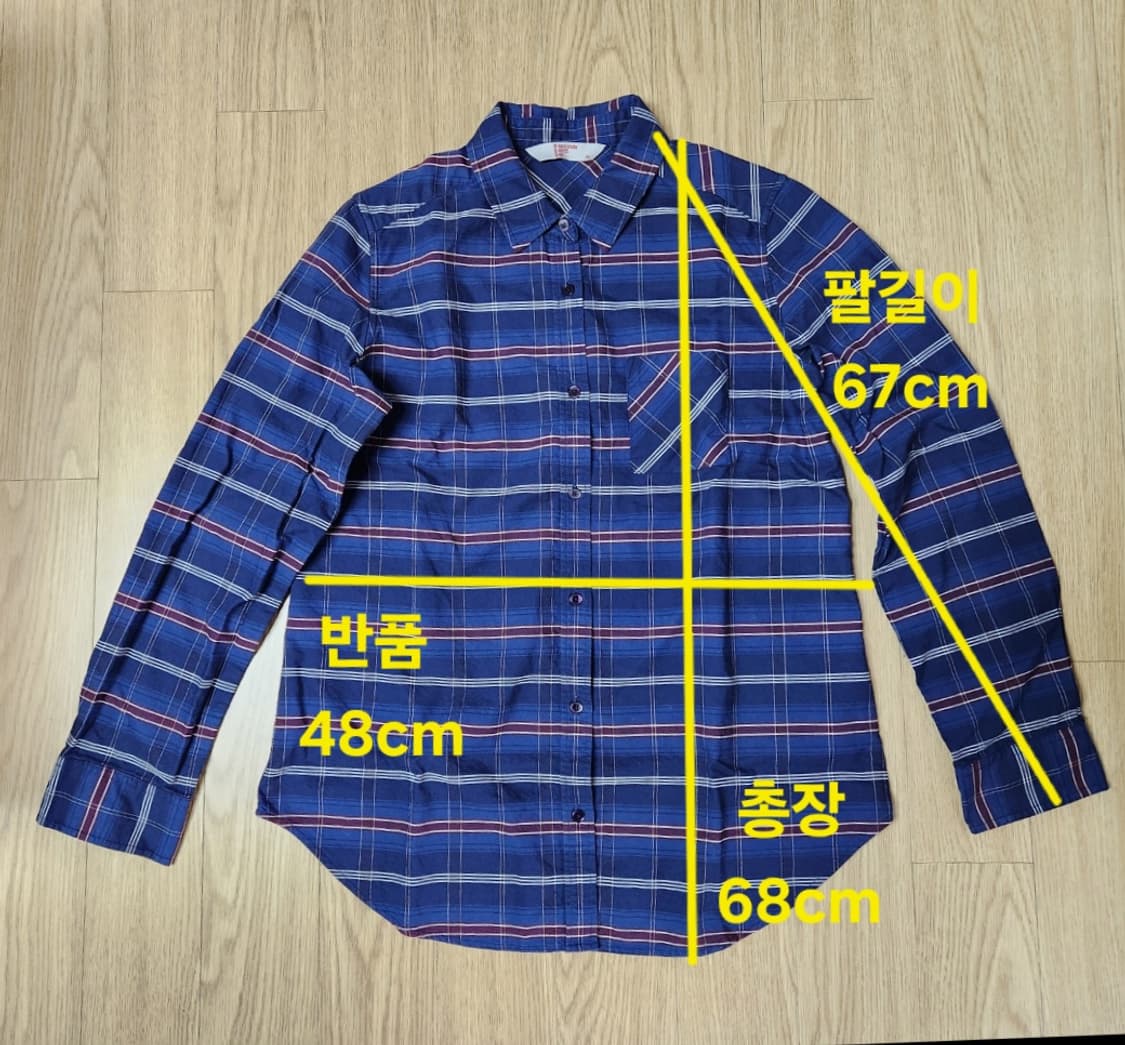 8 seconds 에잇세컨즈 여성 긴팔 체크셔츠 (유빈 체크셔츠) M 상품이미지7