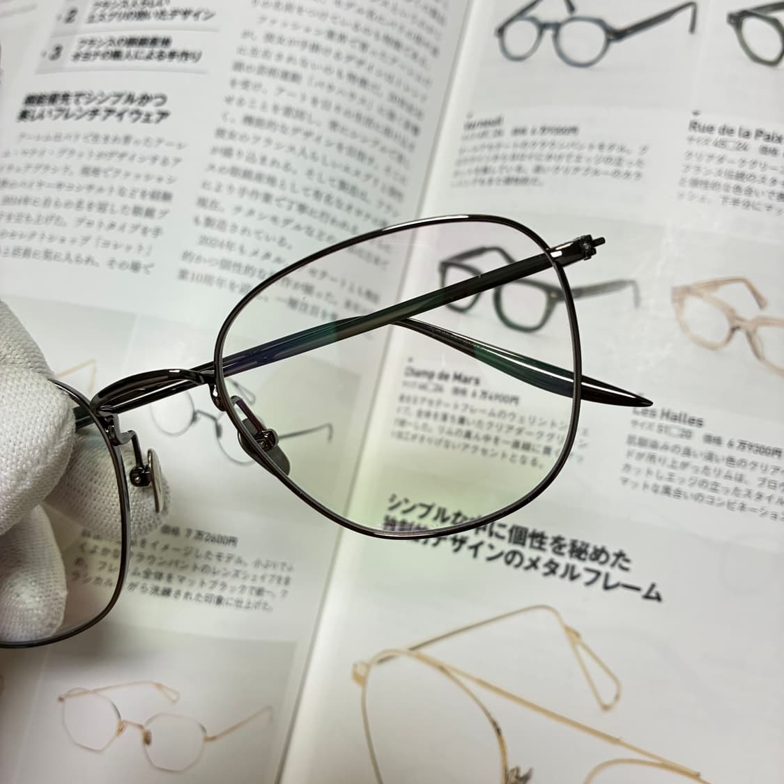 MASSADA 마싸다 티타늄 건실버 안경 상품이미지2