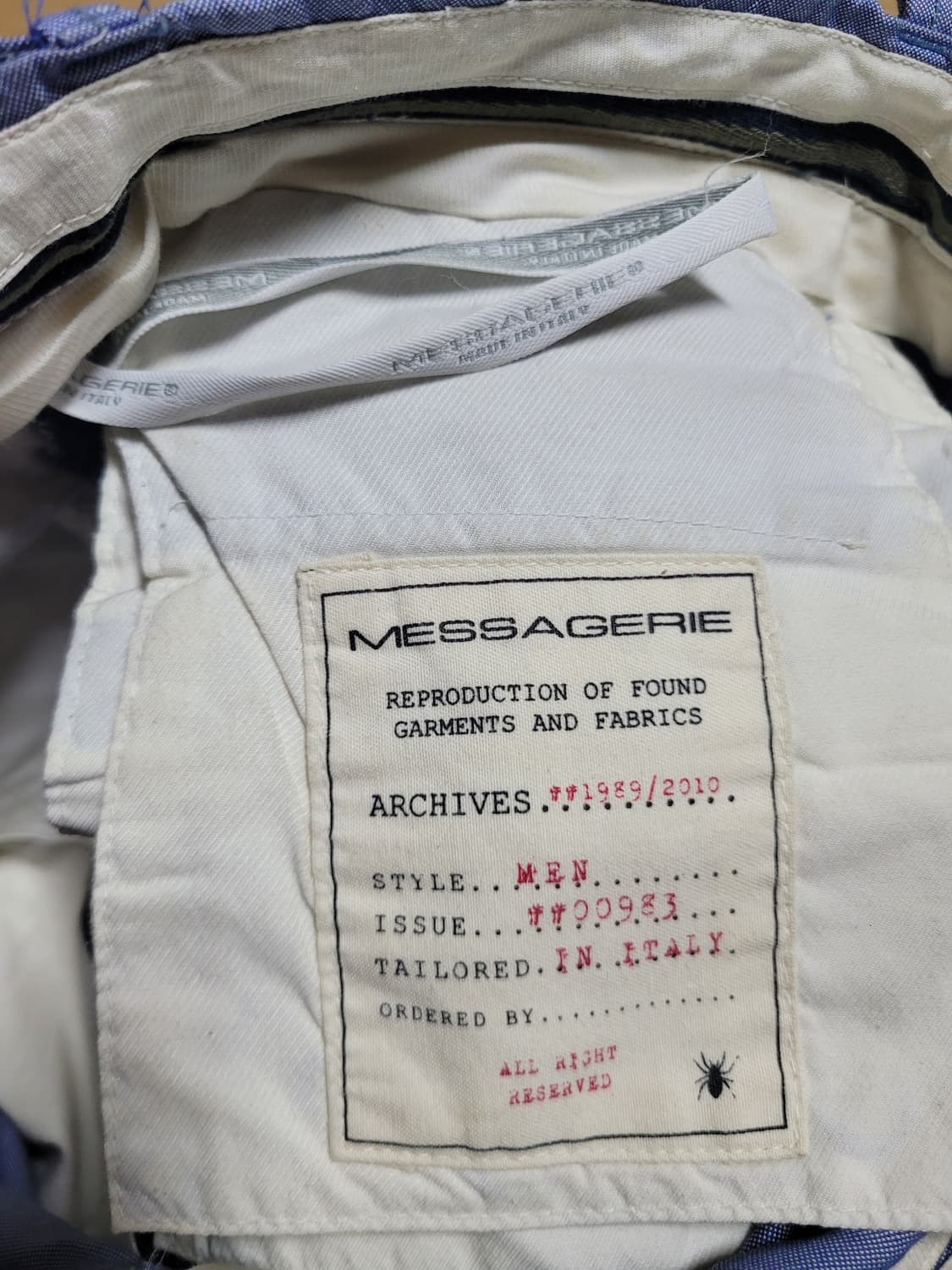 MESSAGERIE 코튼바지

 상품이미지8