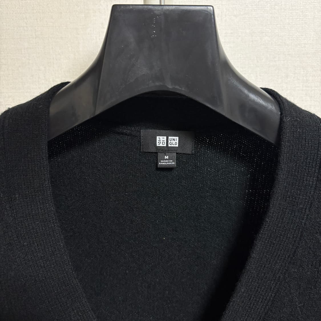 유니클로 램스울 가디건 / 블랙, M 상품이미지4