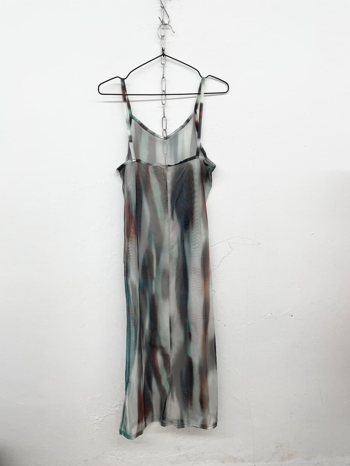 그런지 타이다이 메쉬 레이어드 원피스 상품이미지6