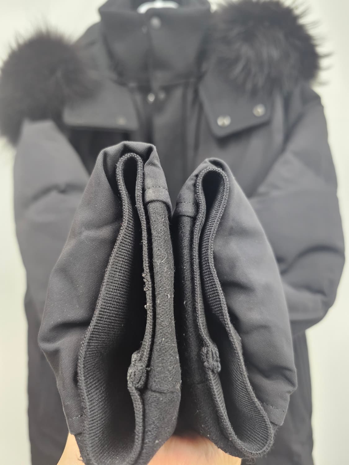 솔리드옴므 패딩 블랙 상품이미지5