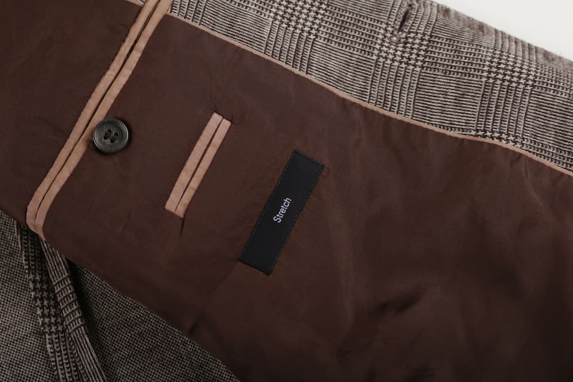 [L] 휴고보스 브라운 체크 자켓 상품이미지6