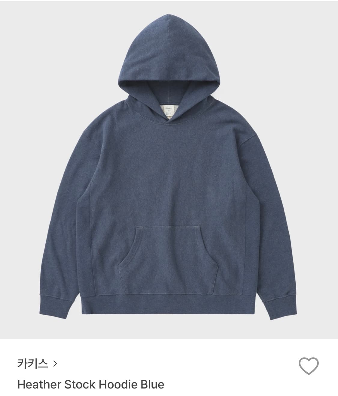 카키스 후드티 상품이미지1