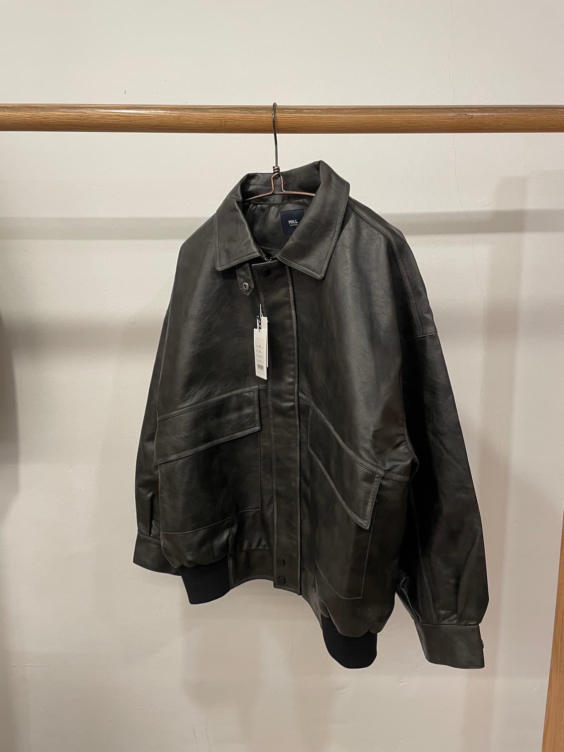 mono mart leather jacket 상품이미지1
