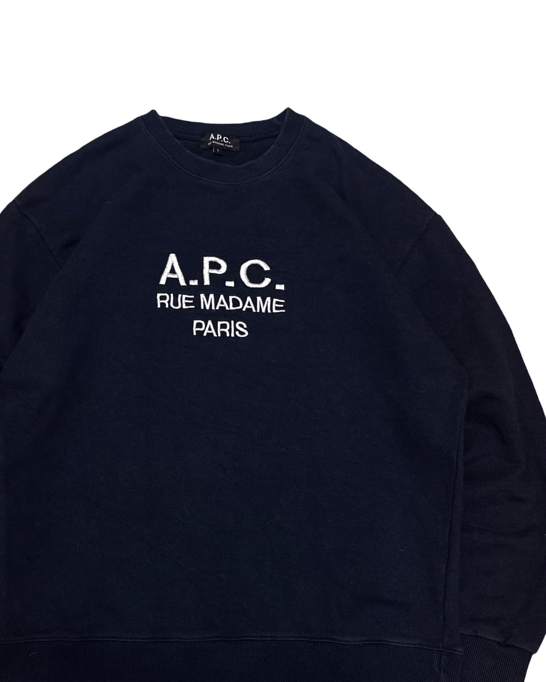 A.P.C 아페쎄 네이비 맨투맨 상품이미지2