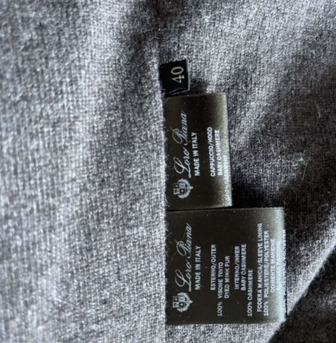 로로 피아나 재킷(램스킨/베이비 캐시미어/밍크 퍼)40 사이즈-해외발송 상품이미지8