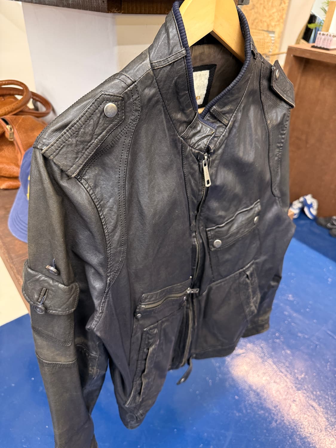 DIESEL 디젤 레더 자켓 상품이미지5