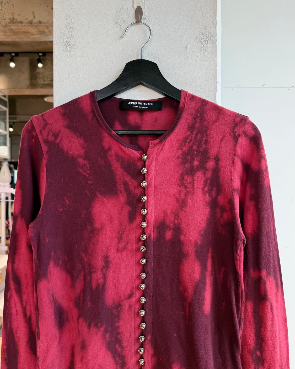 준야 와타나베 AD2004 벨 텍스처 타이 다이 롱 슬리브 상품이미지3