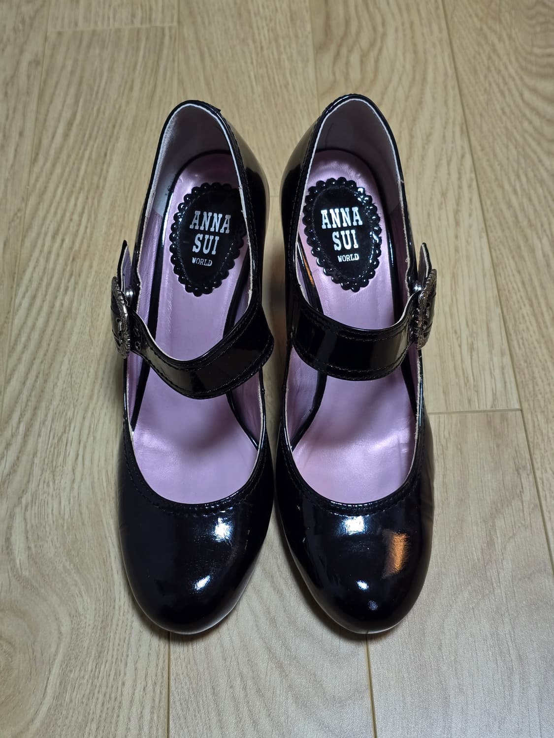 Anna Sui 안나수이 애나멜 블랙 펌프스 구두 230 상품이미지3