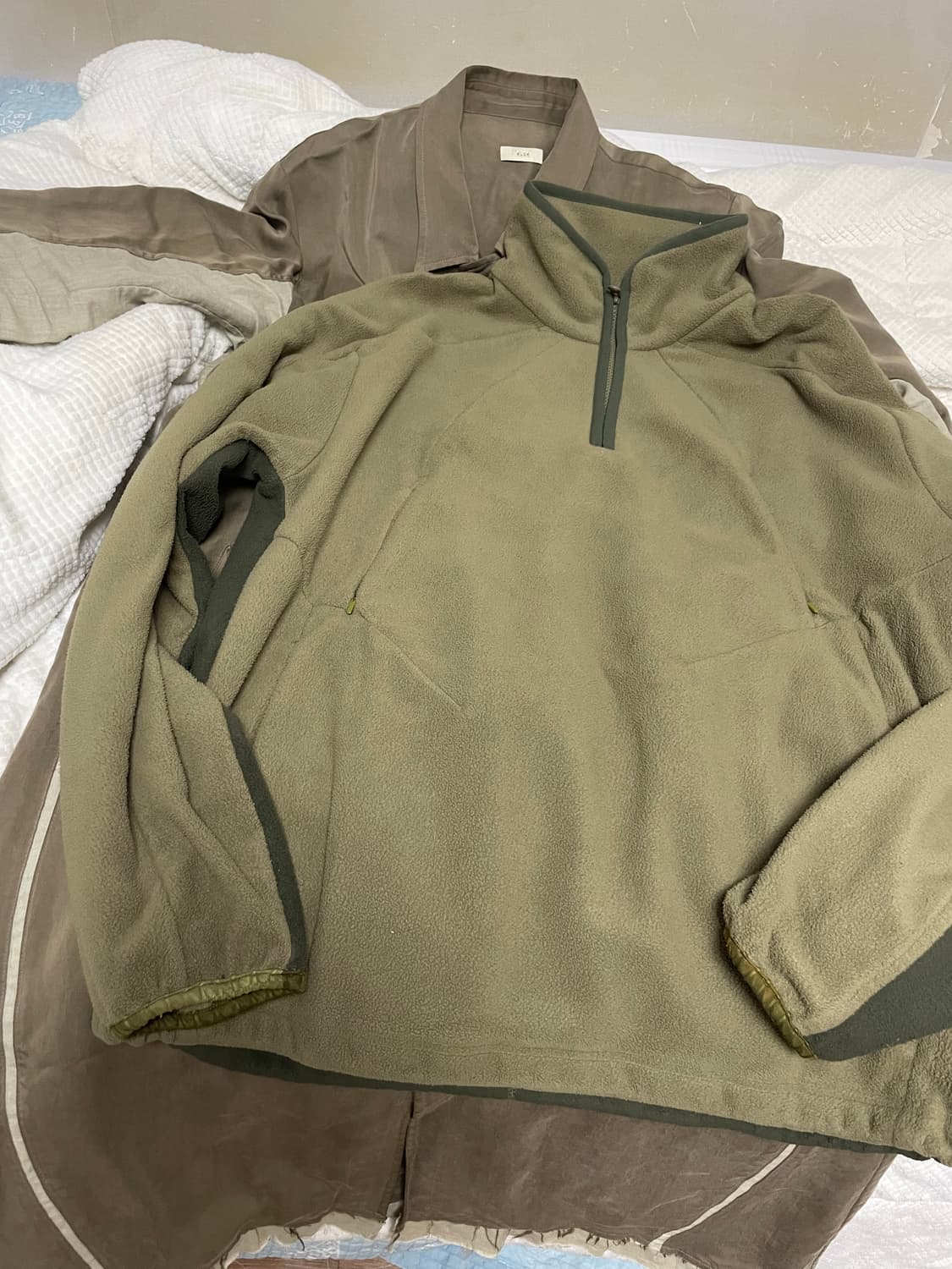 엑슬림 하프집업 후리스 상품이미지4