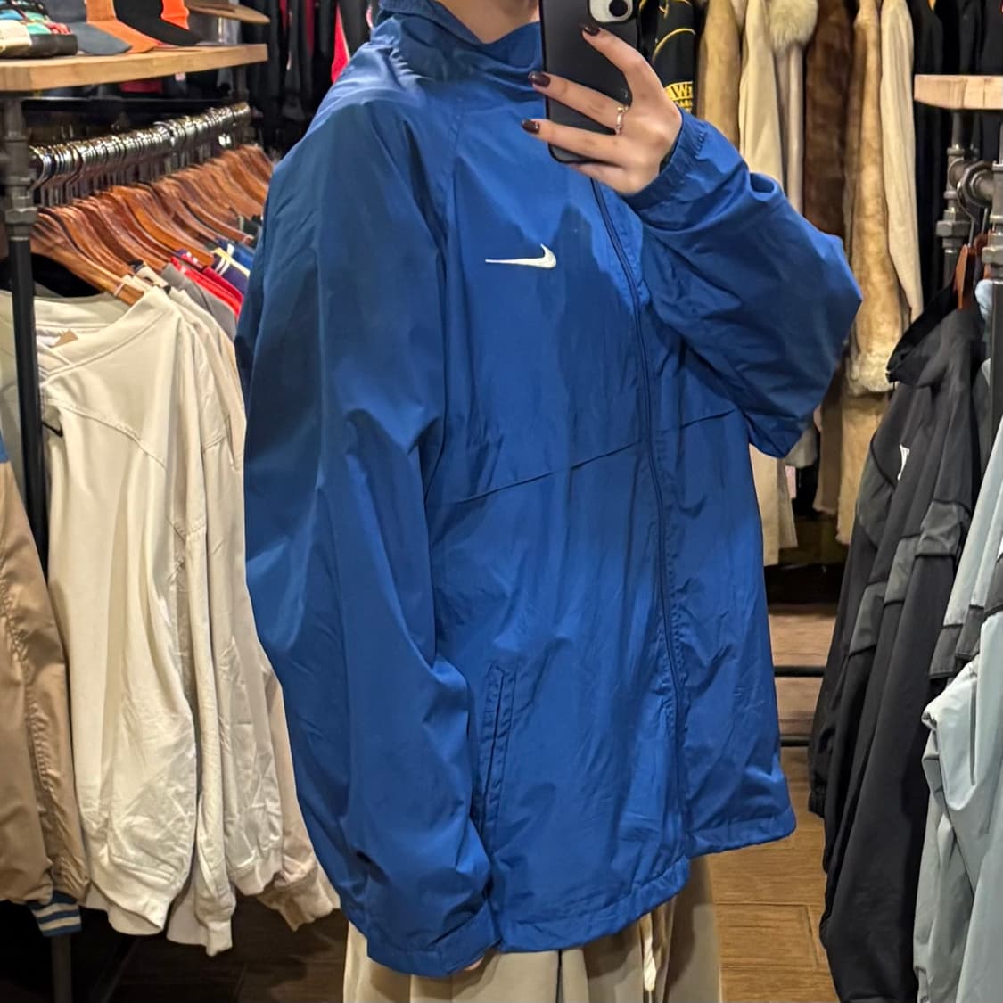 [HI] Nike 나이키 바람막이 블루 상품이미지4