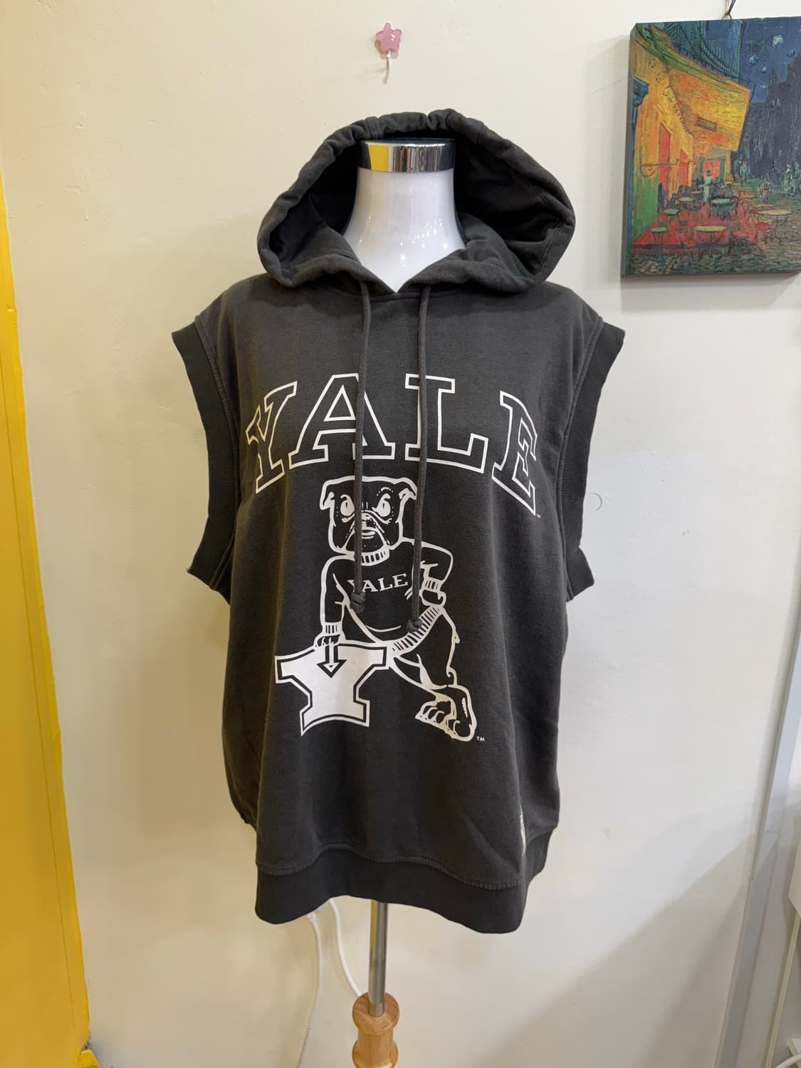 Yale 로고 후드 상품이미지1