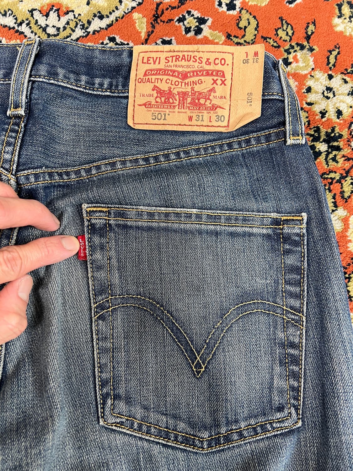 [31] LEVIS 리바이스 빈티지 501 데님팬츠 상품이미지5
