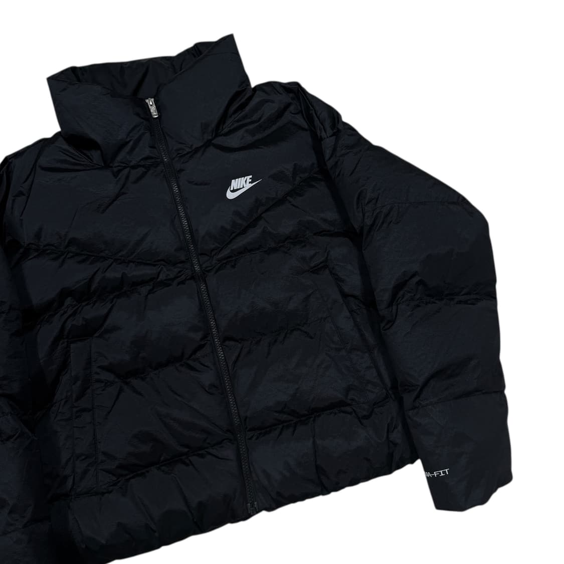 나이키 우먼스 써마핏 시티시리즈 필 샤인 패딩 자켓 블랙 L 상품이미지2