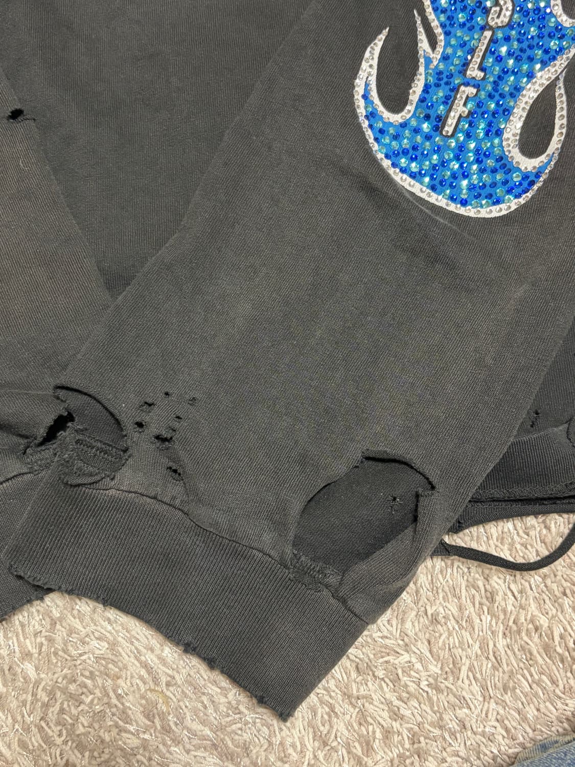 세컨드셀프 파이어 비즈 롱슬리브 XXL 상품이미지6