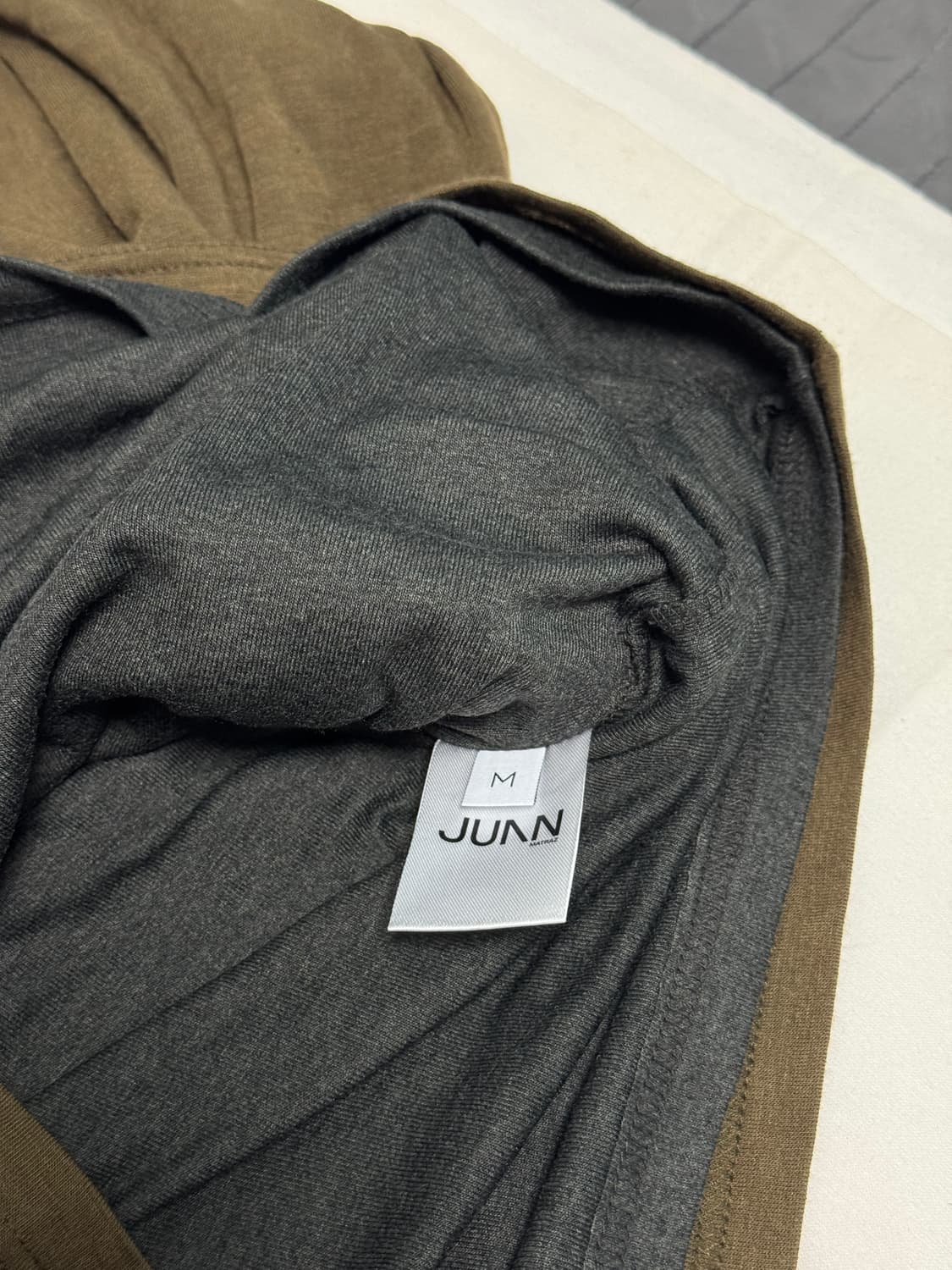 주앙옴므 / 레이어드 롱슬리브 (카키브라운) / M 상품이미지4