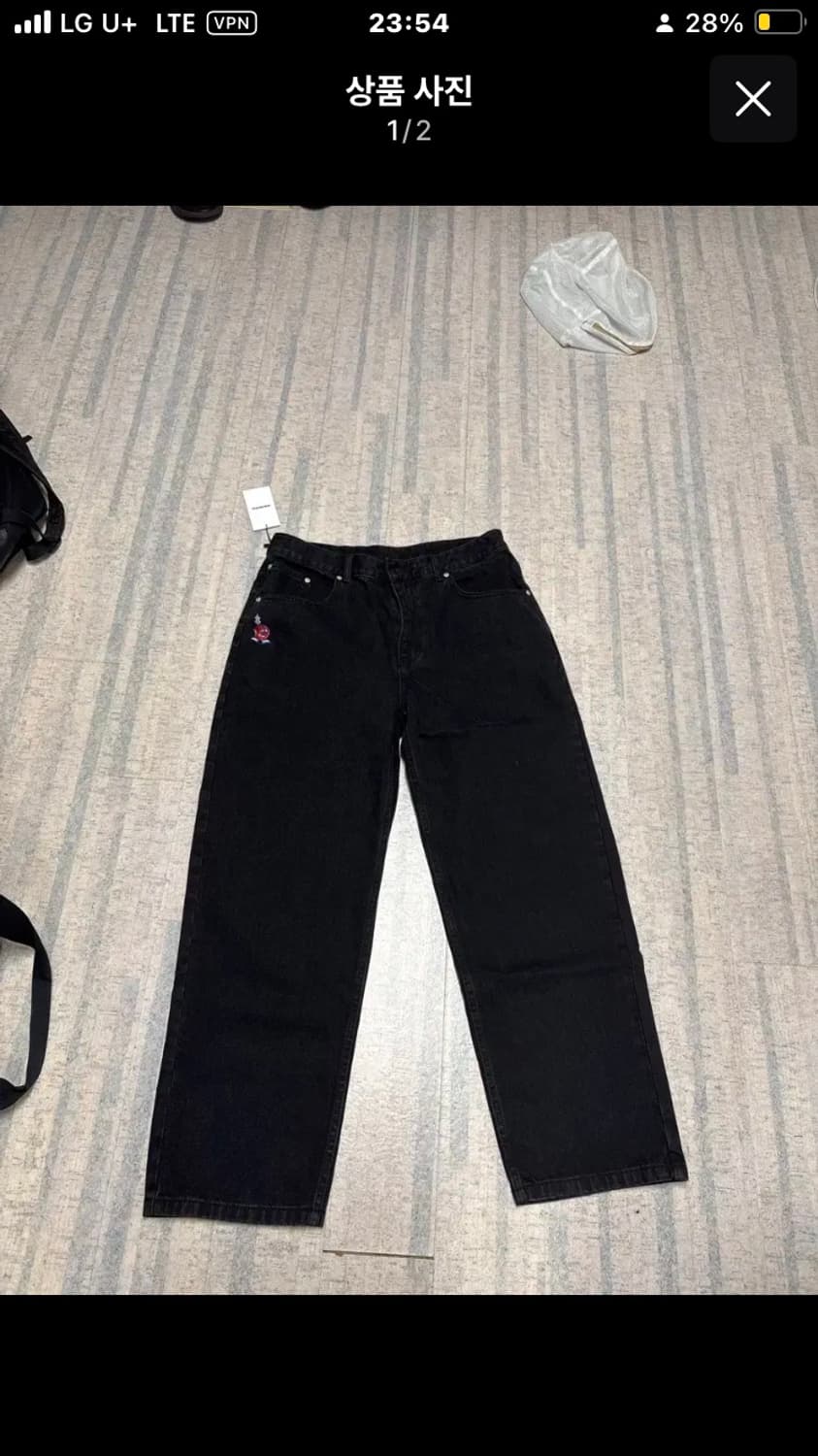 위캔더스 애플 블랙데님 팝니다 상품이미지2