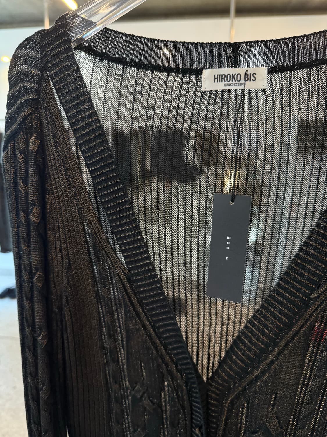 HIROKO BIS Cut-Detail Cardigan 상품이미지5