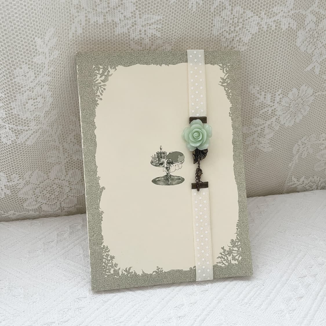 ⊰dot flower⊱ book-band 도트 꽃 북밴드 상품이미지1