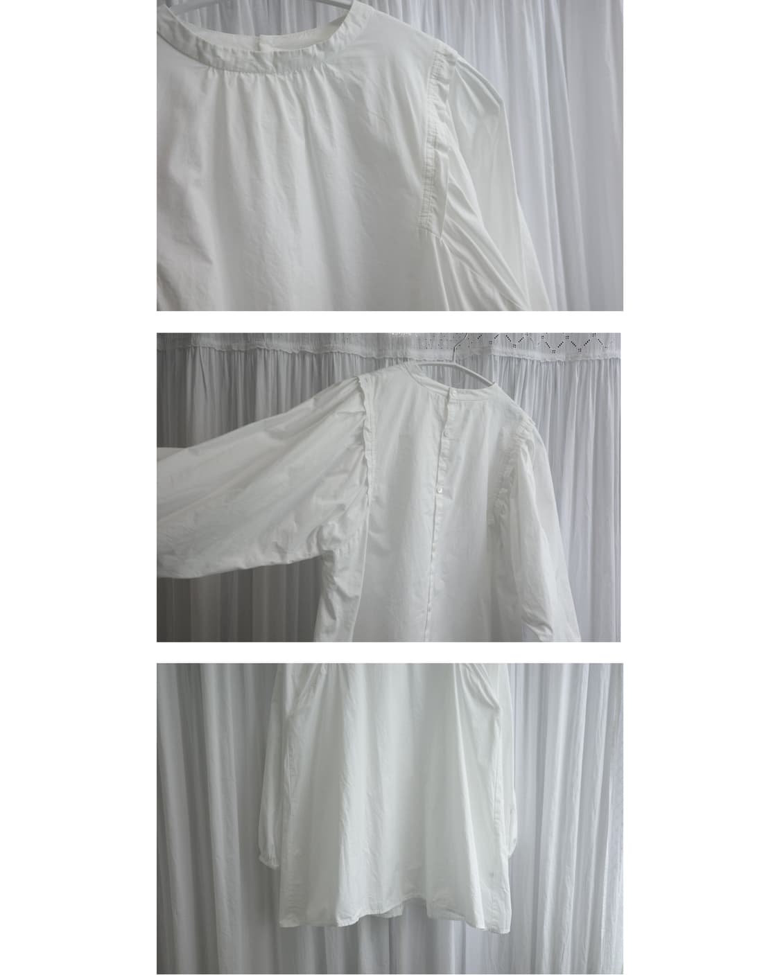 Plain white angel blouse 상품이미지3