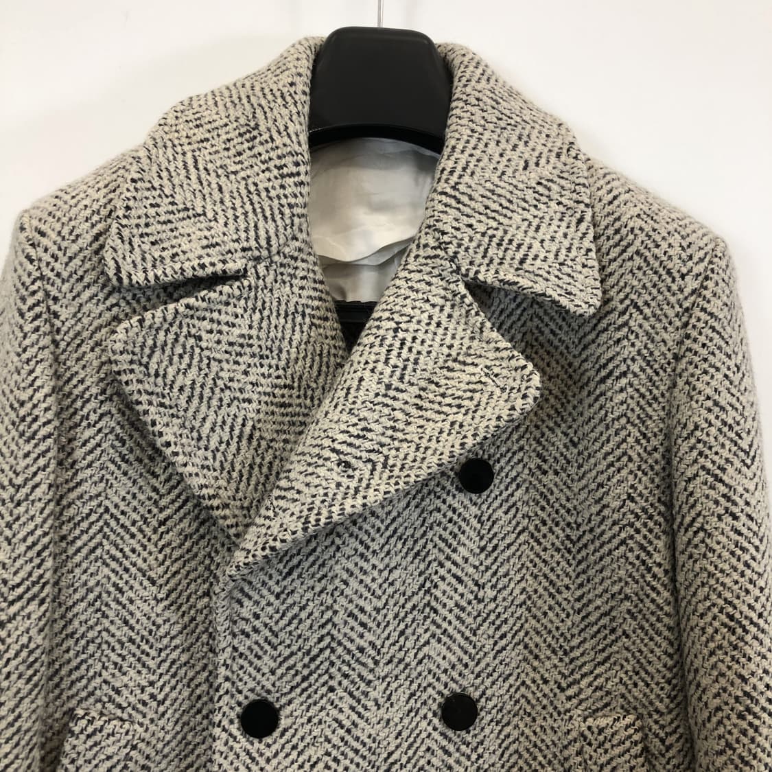 3.1 필립림 (국내판) 헤링본 울 피코트 91-79-165 상품이미지2